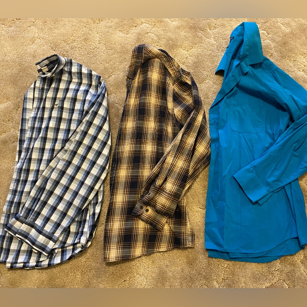RedHead Blue, Brown, and White Dress Shirts